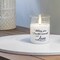 Edge Collection - 4" x 3" - White - Flameless LED Candle with Inspirational Message - 1 Piece
